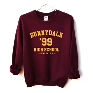 Sunnydale High School Unisex Sweatshirt, Buffy Sweatshirt, Sunnydale Sweatshirt, Buffy The Vampire Slayer, Sunnydale Razorbacks, Sunnydale