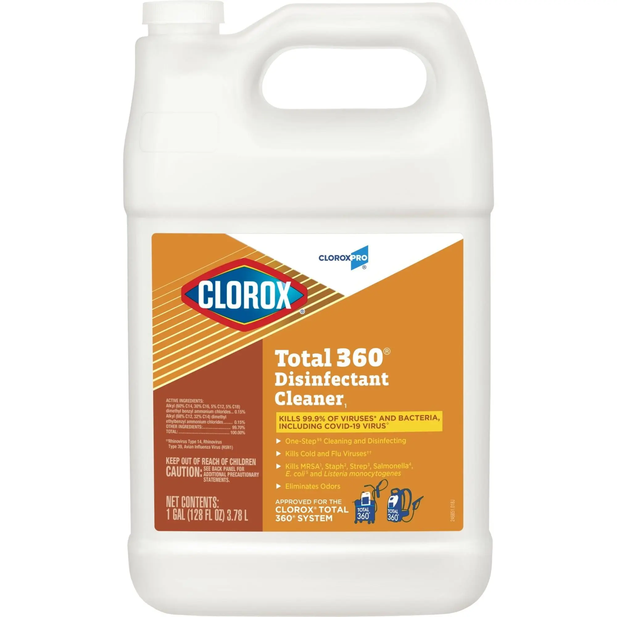 CloroxPro™ Clorox Total 360® Disinfectant Cleaner, 128 Ounces Household