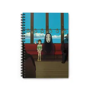Everything's Ghibli Studio Accessories Store - (10 Special Designs) No Face Lovers Spirited Away Inspired Notebooks Anime Journal Ghibli Gifts Stationery Cute Notes