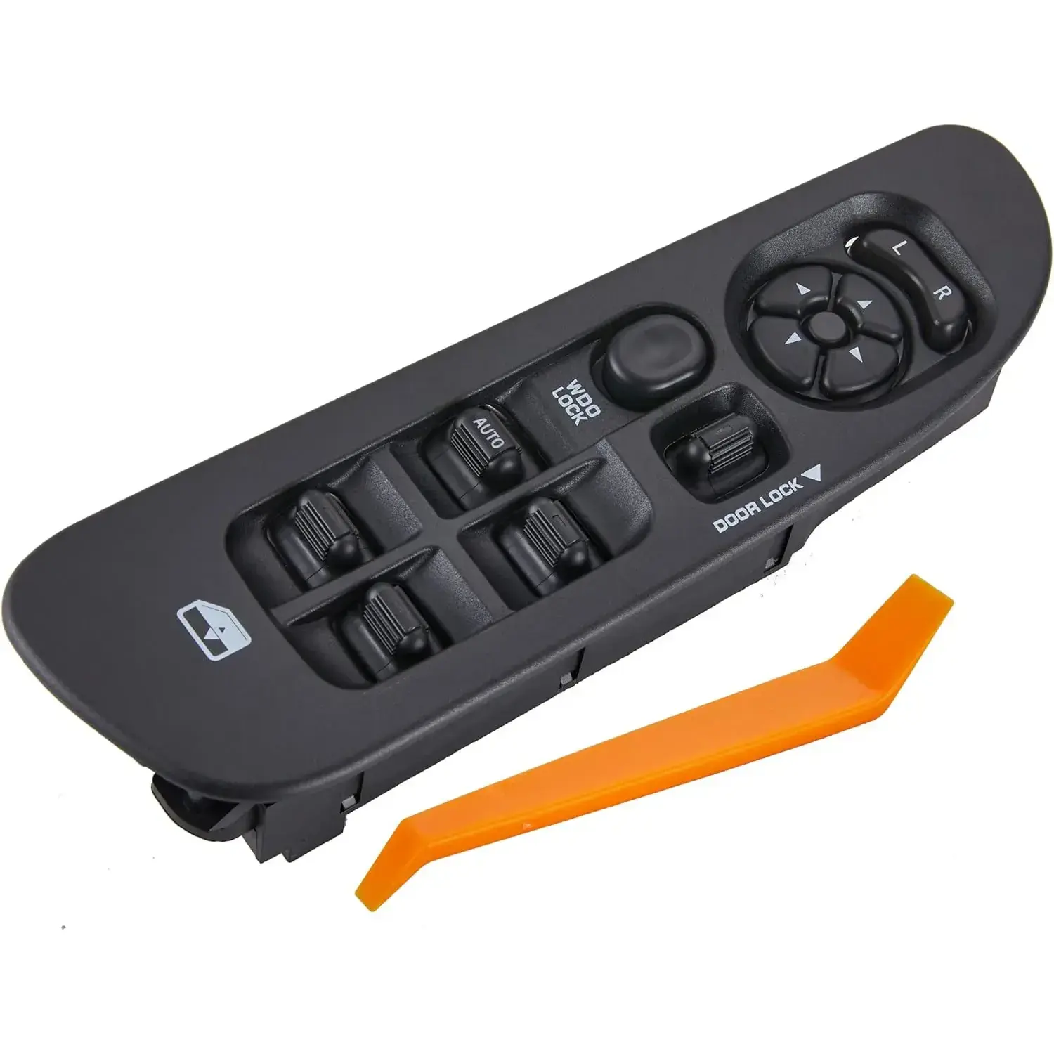 Driver Side Metal Power Window Switch Replacement - 8+12 Metal Pins Plug-In Fit Automotive Accessory, Fits 2002-2010 Dodge Ram 1500/2500/3500 & 2001-2004 Dodge Dakota, OEM 56049805AB