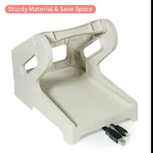Label Holder Desktop Printer Accessory Supplies Shipping Label Stand for Rolls and Fanfold Labels Supermarket Factory Office Portable Handheld Black on QWERTY
