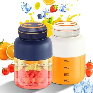 Portable Home Appliance Juicer, 44 oz (approx. 1.3 liters), Large Capacity USB Rechargeable Juicing Cup, Multi-functional Juicer with  Suitable for Making  and Liquid Foods, an Essential Portable Home Appliance for Summer