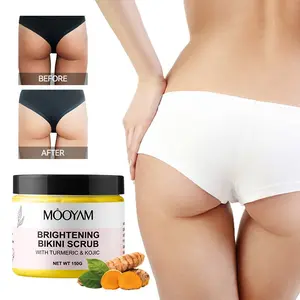 150g Brightening Bikini Scrub, Gentle Exfoliating Dark Spot Removal, Private Area Smooth Moisturizing Care, Skin Nourishing Treatment