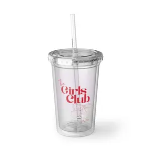 The Girls Club Acrylic Cup, Personalized Travel Mug, Custom Drink Container, Gift for Friends, Bachelorette Party Favor, Summer Sippin'