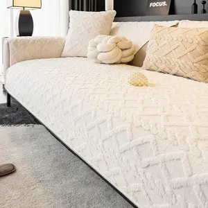 Cozy & Stylish Sofa Cushion Cover – Plush Non-Slip Sectional Slipcover, Protects Against Pet Hair, Spills & Scratches, Soft Washable Furniture Upgrade for Living Room