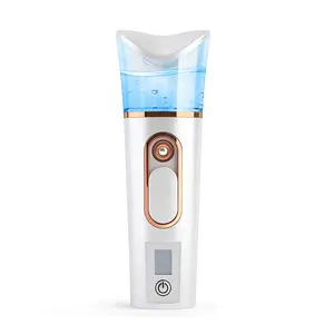 Handy Nano Mist Sprayer with Skin Analyzer Moisture Tester, Portable Facial Atomization Eyelash Extensions Steamer Mister,Mini Cool with Large Capacity,Face Moisturizing,Hydration Refreshing FATUXZ
