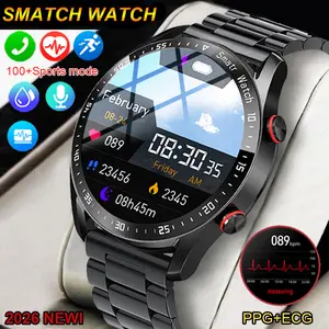 2026 New Classic Smart Watch Men Women ECG+PPG HD Screen Bluetooth Call GPS Tracker Heart Rate IP68 Waterproof Sports wearable Smartwatch