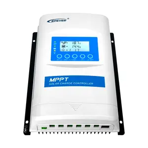 EPEVER MPPT Solar Charge Controller 30A 12V/24V Auto Max PV 150V Solar Panels 390W/780W Common Negative Ground Regulator LED LCD Display for Gel Sealed Flooded LiFePO4 User (XTRA3215N-XDS2)