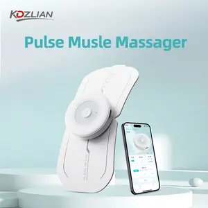 Wireless Pulse Muscle Massager App-Controlled Portable Body Massager with 6 Modes and 20 Intensity Levels