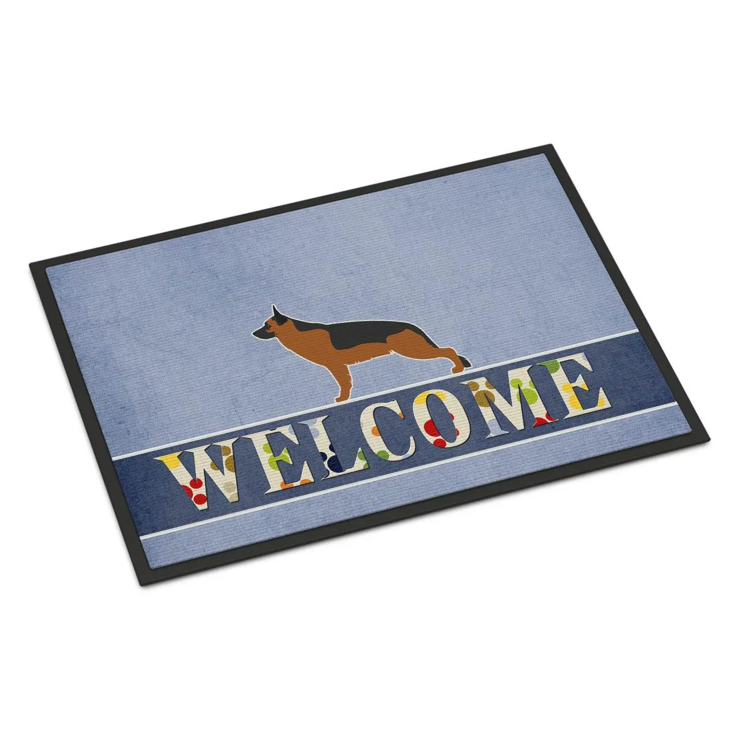 German Shepherd Welcome Indoor or Outdoor Mat 18x27 BB5528MAT