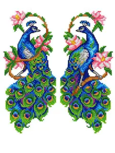 Peacocks 143CS Counted Cross-Stitch Kit