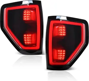 OEDRO LED Rear Tail Lights Compatible with 2009-2014 Ford F150 F-150(Do not fit Flareside) Tail Lamps Replaces Tail Light Rear Brake Lamp Left & Right Side