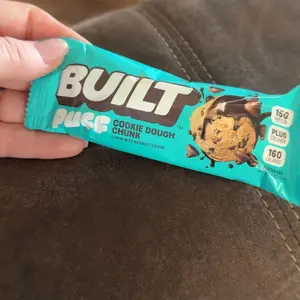 Official BUILT Bar, Puff Protein Bar Snack, Cookie Dough Chunk, Protein Packed Snack, Collagen, 160 calories, Not Gluten Free, 12 Count Box