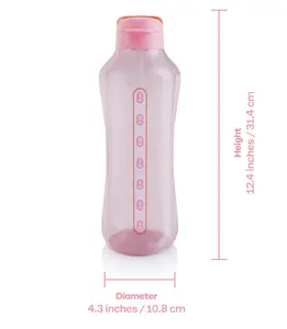 Tupperware AquaVibe Water Bottle | 40 oz. / 1.2 L Leakproof, includes straw