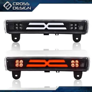 CROSSDESIGN 3RD X-TYPE REAR BLACK THIRD TAIL BRAKE LIGHT STOP LAMP FIT FOR 00-06 TAHOE YUKON