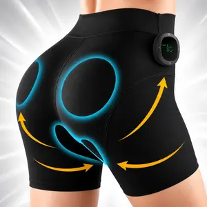 EMS Booty Lift & Sculpting Shorts: Dual-channel, 8-Mode Microcurrent for Glute Sculpting & Pelvic Floor Support, 30 Levels, Adjustable Heat, Home Workout Shaping Pants for Women