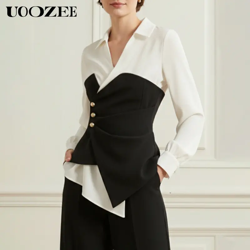 formal dress blouses for women 100% Organic Cotton Women's Classic Formal Blouse – Lacceti