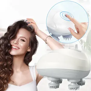 Portable Cordless Electric Scalp Massager 2-Speed Vibrating Head Massager with 96 Silicone Nodules for Deep Hair Cleansing and Hair Growth Comfort