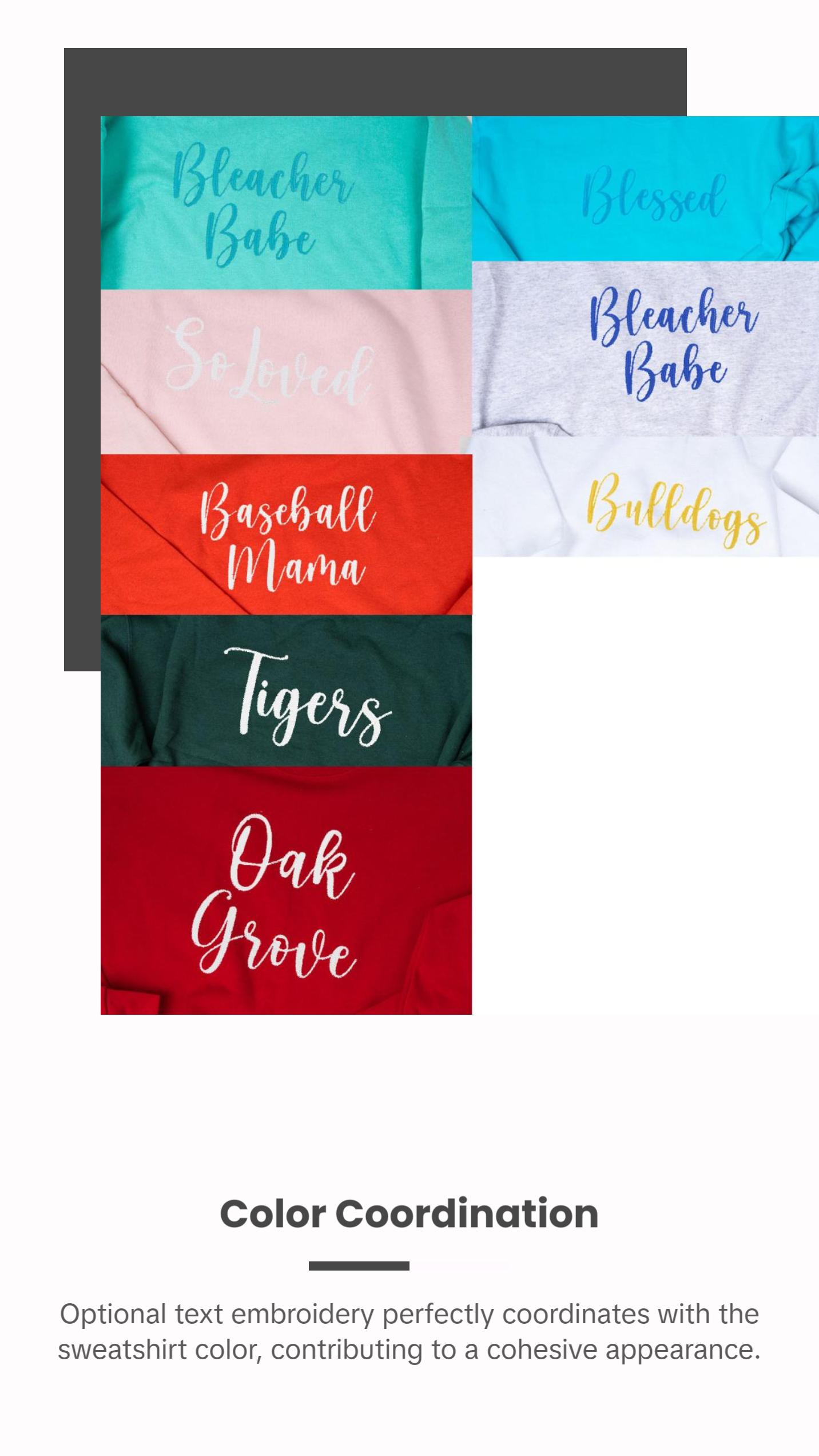 8.95 MONOGRAM FOR YOU DESIGN IT SIDE BOW SWEATSHIRT Womenswear Hoodie Crewneck Pullover Casual Tops Winter