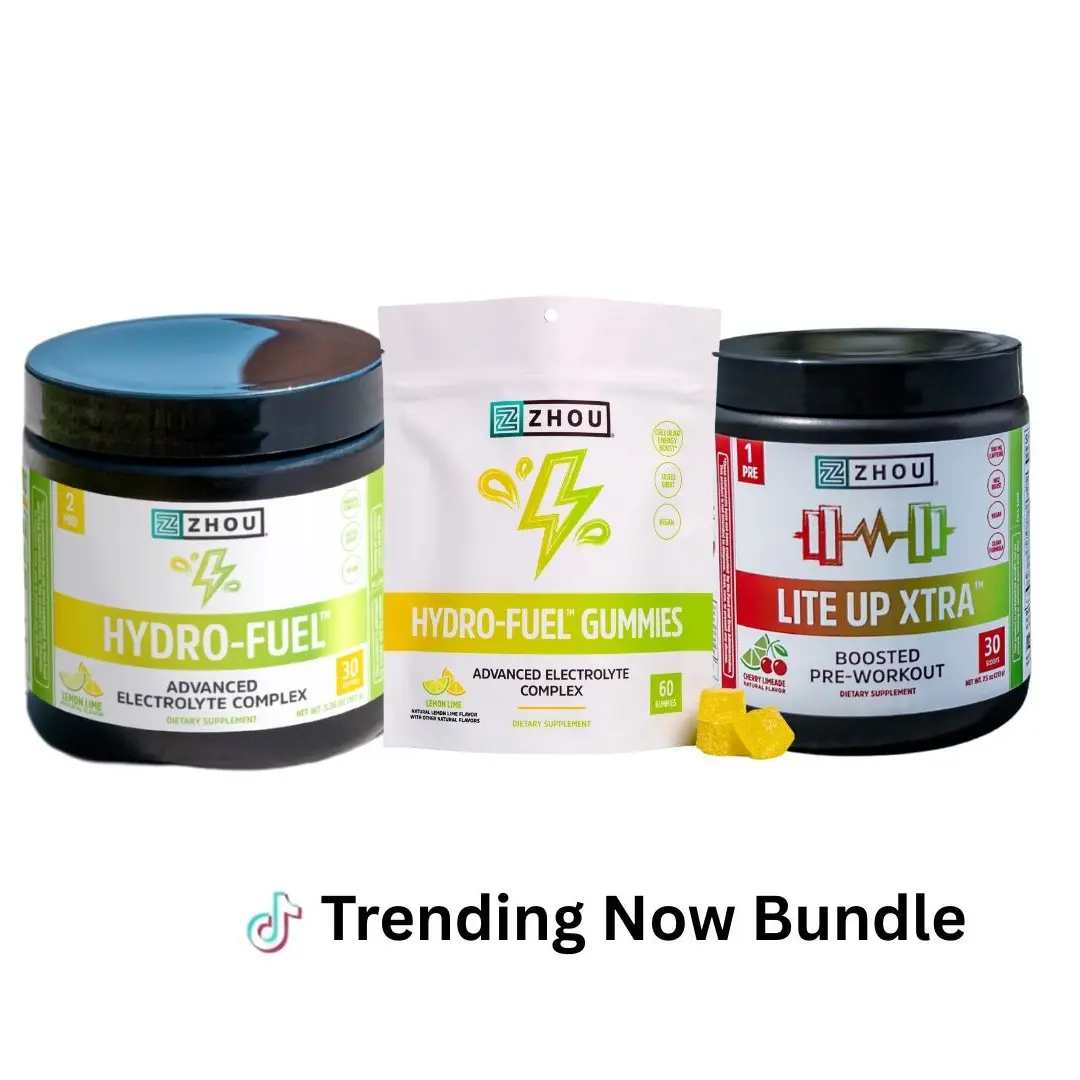 Peak Cardio Bundle - Lite Up, Hydro-Fuel Advanced Electrolyte Complex, Hydro-Fuel Gummies