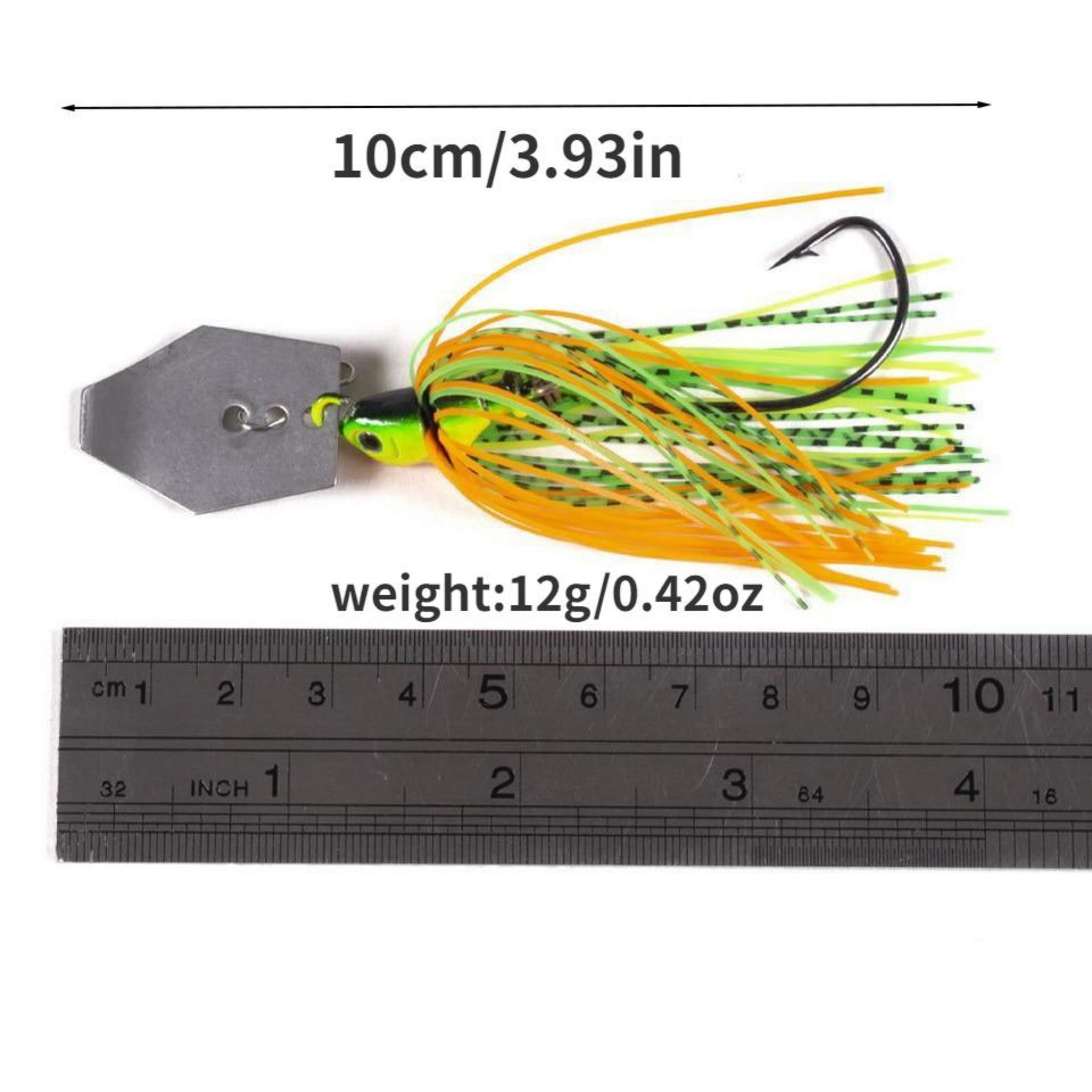 Fishing Lures with Hook (6 Counts/set), Artificial Wobbler Buzzbait Jigging Lure, Spinner Spoon for Pike, Outdoor Fishing Accessories, Fishing Lure Kit