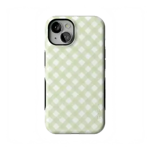Casely iPhone 13 Case | Sunday Best | Mint Lattice | Bold Protective Design | Compatible with MagSafe
