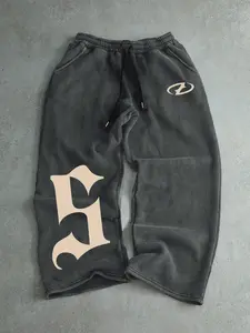 Unisex Casual Joggers, Unique Print Design, Comfortable Fitted Street Style Pants, Suitable for All Seasons