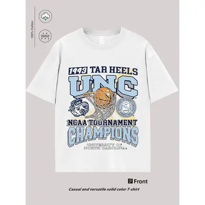 Tar Heels Basketball Tournament T Shirts Retro 2016 NCAA North