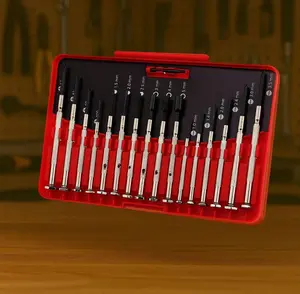 Professional 16-Piece Precision Screwdriver Kit – Compact Mini Drivers for Small Electronics Repair with Multiple Screwdriver Heads, Great for Technicians, DIY Hobbyists & Home Use