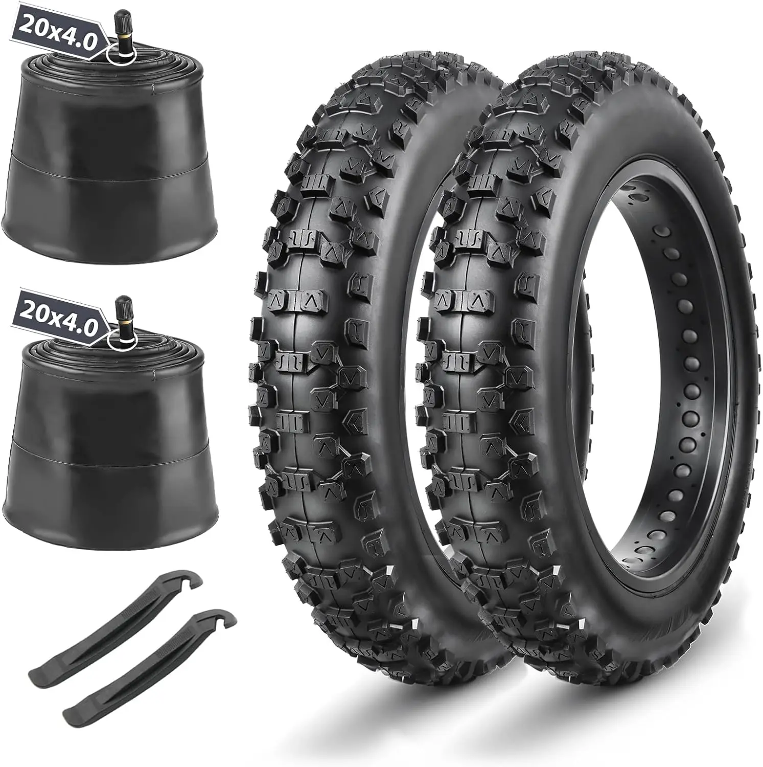 Ebike Fat Tire: 20/26 x 4.0 Inch E-Bike Mountain Bicycle Tire Replacement,High-Performance Puncture-Resistant and All-Terrain Folding Electric MTB Tire with Offroad or Trail Riding