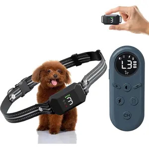 Rechargeable Waterproof Dog Training Shock Collar with Remote for 5-30lbs Small Medium Dogs, 1300ft Range with Beep Vibration Safe Shock
