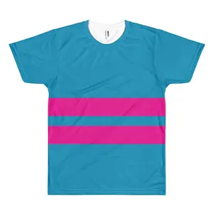 Frisk Short Sleeve T-Shirt - Frisk Clothing - Frisk Undertale Shirt - Frisk Green Striped Shirt - Frisk Gifts - Friskl Undertale Cosplay Shi