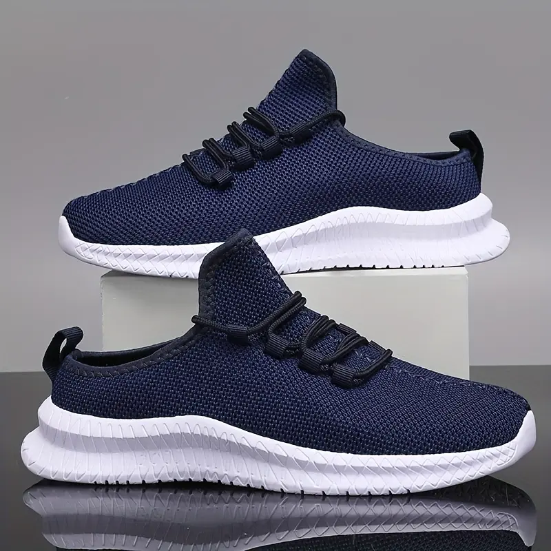Men's Casual Sneaker Trainers - Lightweight EVA Sole, Stylish Comfortable Footwear for Walking, Athletic Walking Shoes