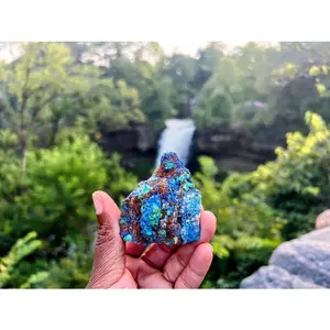 Azurite/Malachite/Chrysocolla Chunk natural crystal
