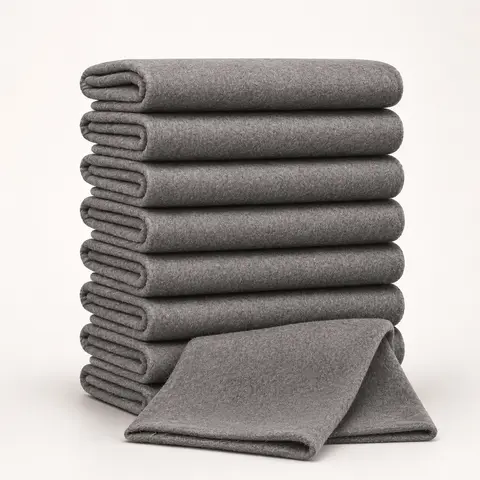 10-Count Thick Absorbent Soft Synthetic Multipurpose Cloths - Reusable, Streak-Free, Durable Cleaning Supplies, Easy Clean Washable Absorbent Washcloths/Cleaning Towels for Car, Window, Floor