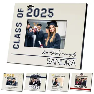 Graduation Picture Frame, School Graduation Gift, Personalized Photo Frame, Class of 2025