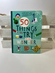 Adventure Journal: 50 Things to Try in the Winter-Kids Journal-Kids Writing Book-Kids Winter Book for SpeechTherapy Learning