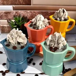 Moka Pot, Coffee Maker Candle, Coffee Wedding Favors, Coffee Pot, Christmas Gift,Coffee Scented Candle, Candle Coffee Mugs,Limited Edition.