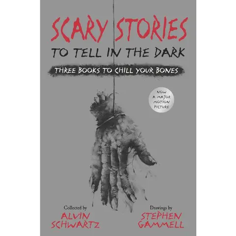 All 3 Scary Stories Books with the Original Art! Scary Stories to Tell in the Dark: Three Books to Chill Your Bones by Alvin Schwartz & Stephen Gammell [Hardback Book]