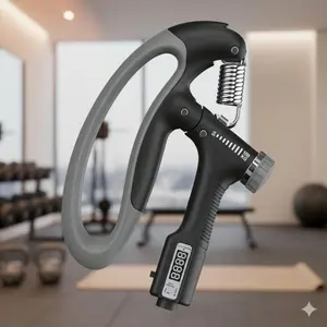 Adjustable Grip Strengthener 10-100kg Heavy Duty Hand Grip Trainer with Counter for Home Gym, Arm & Finger Strength Workout Equipment, Fitness Gear for Muscle Building