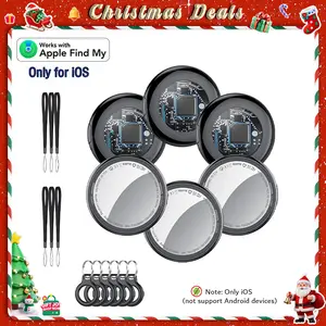 [Spring Deals] Tukio 2026 GPS Tracker(iOS Only) for Car & Pets,Mini Trackers Device with Weatherproof Magnetic Case-No Monthly Fee-Best Hidden GPS Trackers,Global Coverage Location Tracker,Anti-lost Device,For Apple Find My (iOS Only) For iPhone