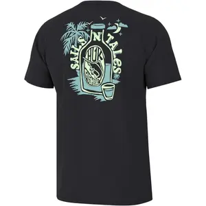 HUK Mens Fishing Graphic Tee, Performance Short Sleeve, Quick-Dry