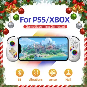 VILCORN D8 Gaming Dual Hall Flexible RGB Controller Streaming Gamepad for Tablet Android PS4 Switch PC Joystick