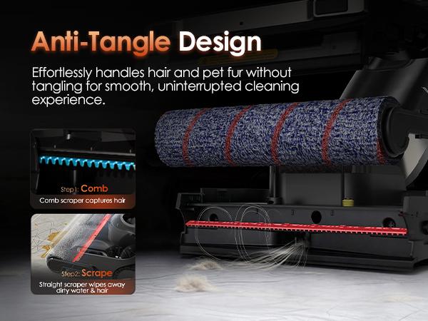 Tineco Floor ONE S9 Master Wet Dry Vacuum Cleaner, ThermoBlast Tech & Hot Water Vacuum Mop, 23kPa Suction, 65 Min Runtime, 185°F Flashdry, 3.9inch Ultra-Slim Stretch Mop