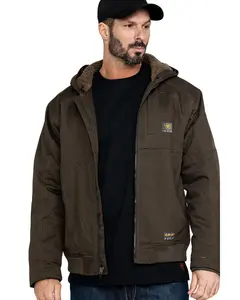 Ariat Men's Rebar Dura Canvas Zip-Front Work Jacket Big And Tall - 10027842-Tll
