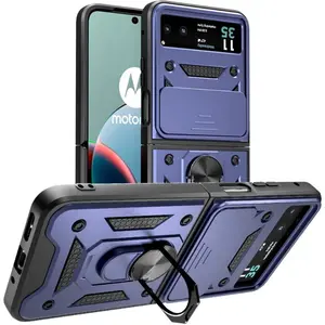 For Motorola Razr / Motorola Razr+ 2023 Case Shockproof Ring Stand Phone Cover