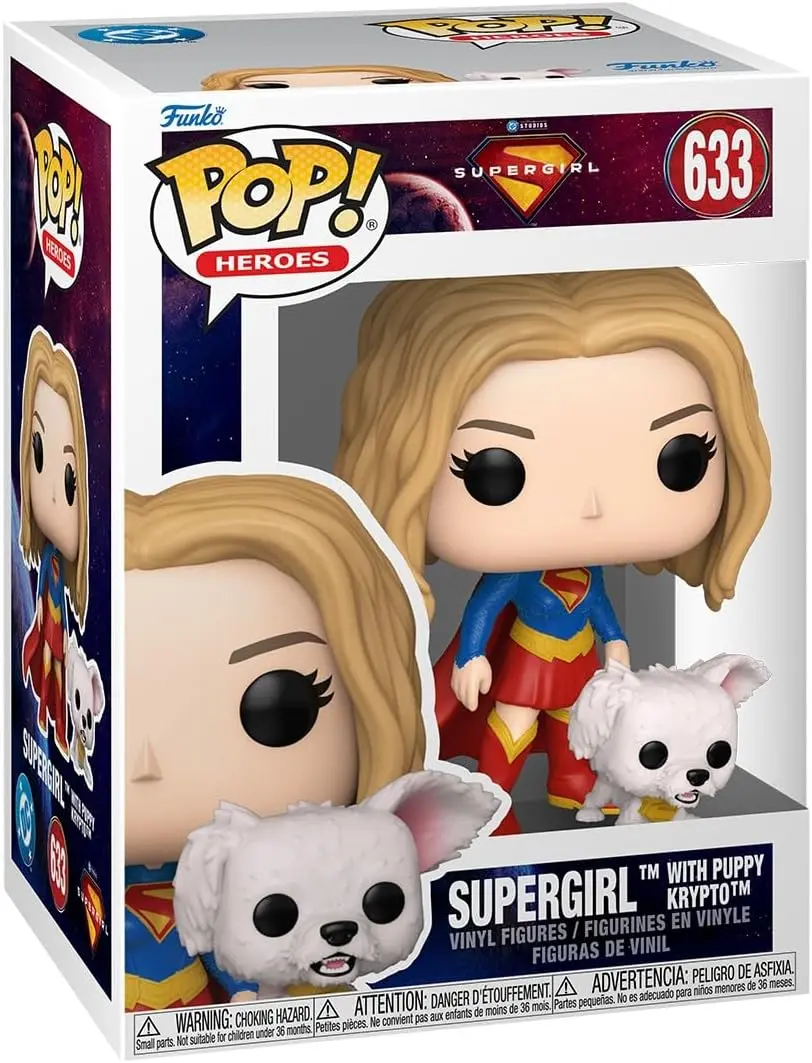 Funko Pop! & Buddy: Supergirl - Supergirl with Puppy Krypto - Collectable Vinyl Figure