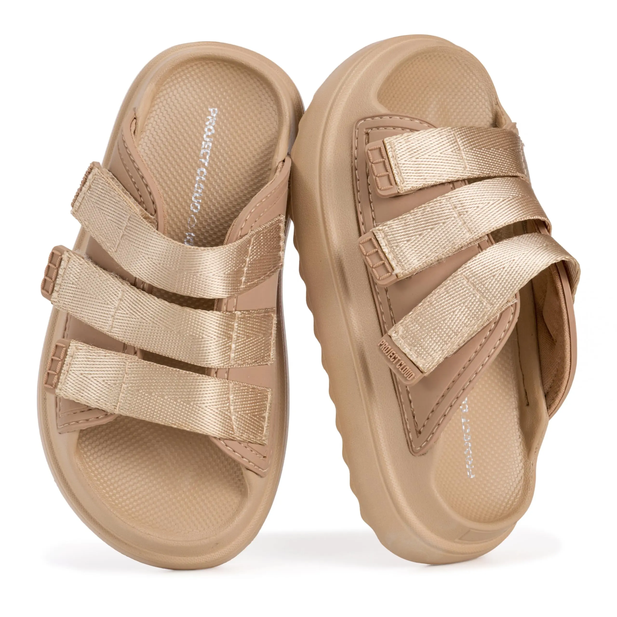 Project Cloud Kids Sandals | Girls Slides for All-Day Comfort | Plush & Soft Insole | Lightweight | Non-Slip - Little Flowy