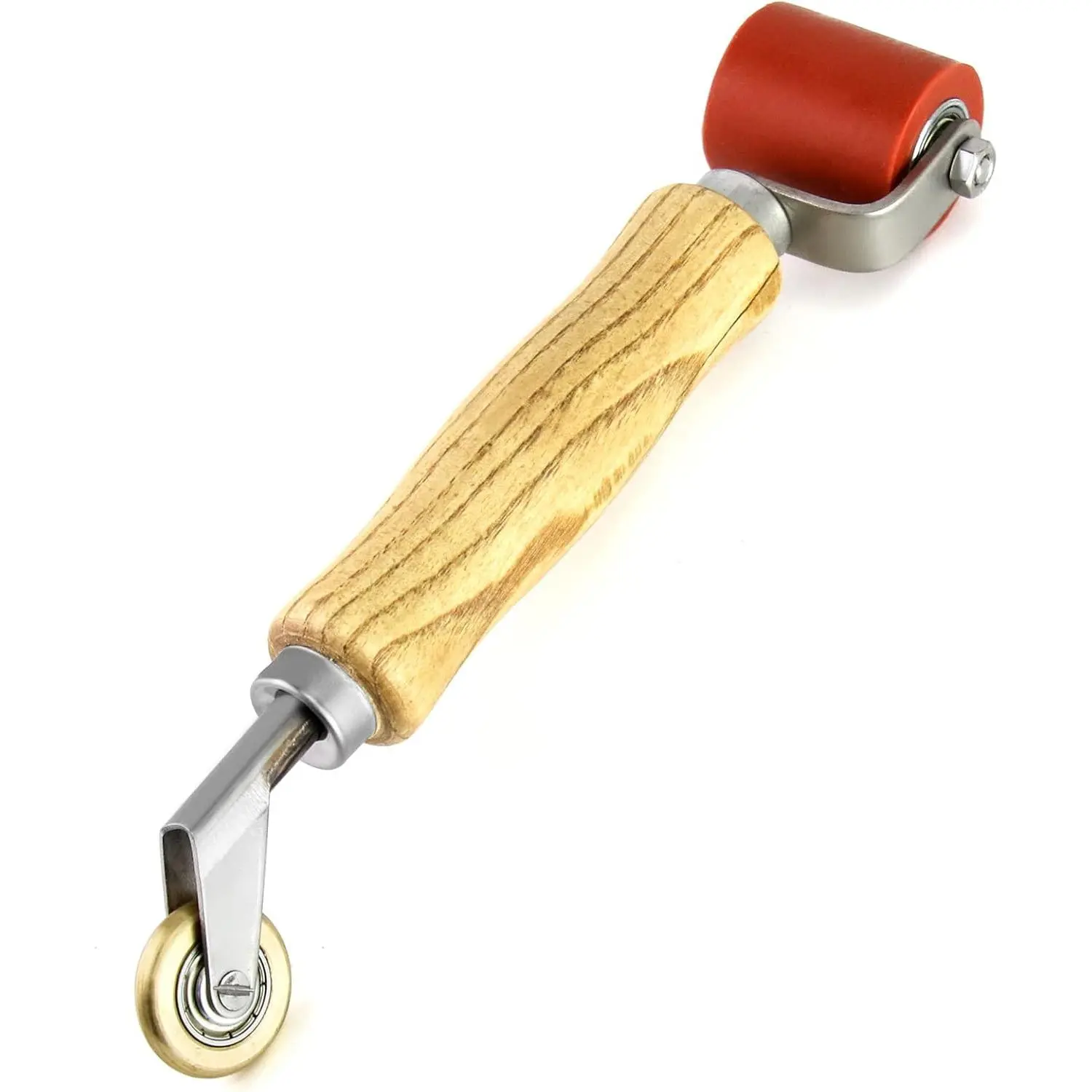 Seam Roller, 40mm  Seam Roller with 6mm Brass Detail Penny Roller, Smoothing Seam Roller Tool for PVC/TPO/EPDM Single Ply Roofing Tape