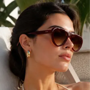 DIMA Aggie Oval Frame Sunglasses – Timeless Unisex Retro Look with UV400 Lenses for Daily Wear & Outdoor Fun,summerwins